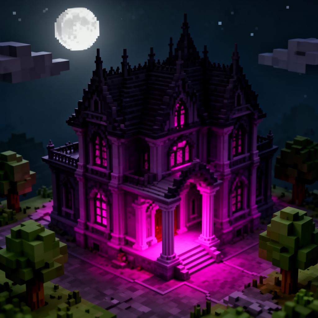 The Mazenta Mansion preview in The Sandbox